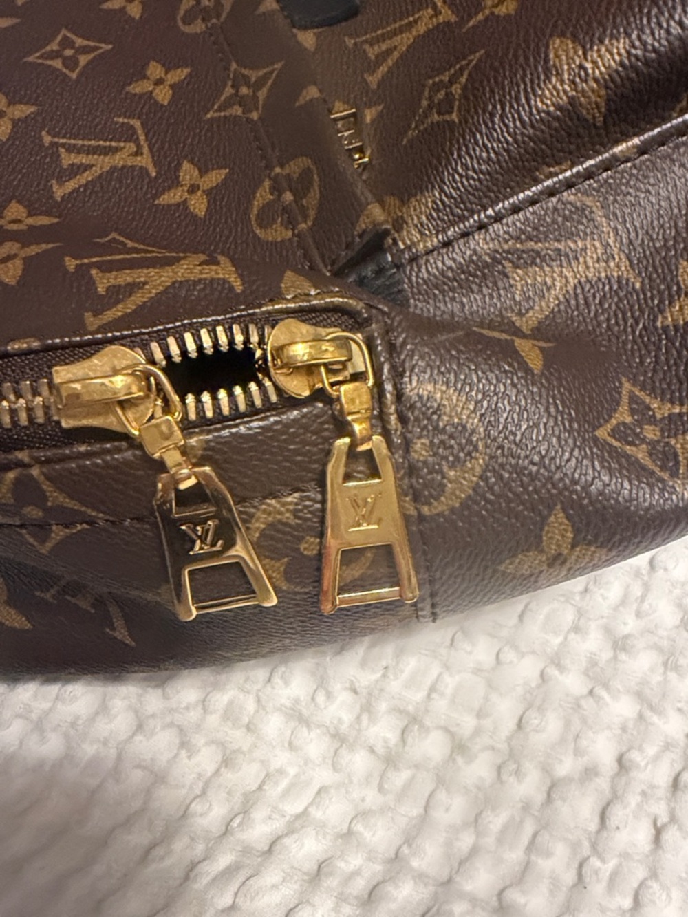 Louis Vuitton Palm Springs medium Brown Monogram Backpack - Picture 11 of 12